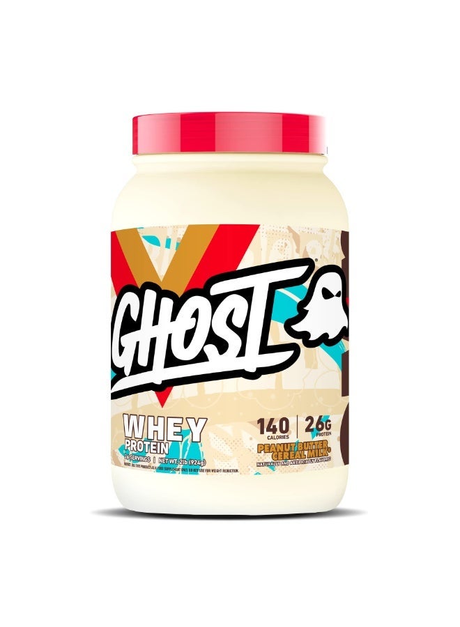 Ghost Whey Protein 26 Servings – Peanut Butter Cereal Milk - Image 1